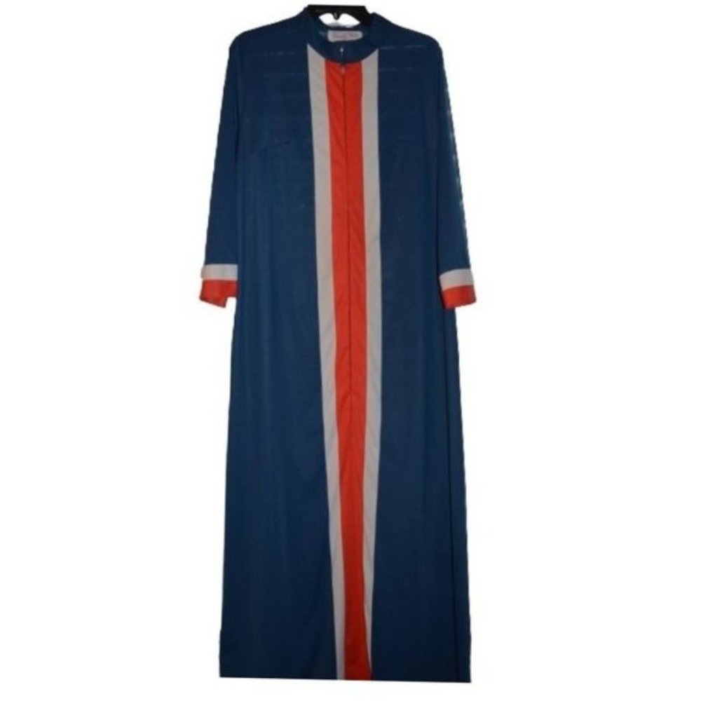 Vintage Vanity Fair Housecoat Nylon Robe Lounge Muumuu